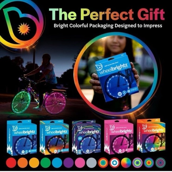 New Brightz WheelBrightz LED Bike Wheel Light – Pack of 1 Tire Light –Bike Wheel - Picture 3 of 10
